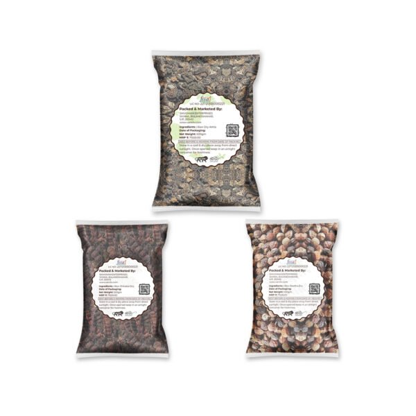 🌿 Vamitv Raw Reetha, Amla, Shikakai Combo – 300g (100g x 3 Pack) | 100% Natural Whole Dried Shikakai, Reetha Nuts, Amla | Hair Growth | Hair & Skin Care - Image 2