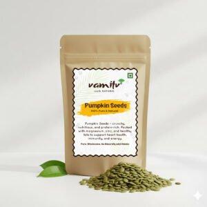 🎃 Vamitv Raw Pumpkin Seeds | Healthy & Edible Superfood | Protein & Fibre-Rich | Ideal for Snacking & Recipes | 250gm | 100% Natural