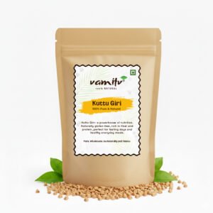 🌾 Vamitv Whole Buckwheat Seeds (Kuttu Giri) – 400g | 100% Natural | Gluten-Free Superfood