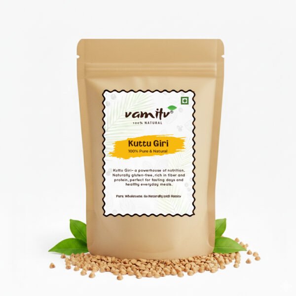 🌾 Vamitv Whole Buckwheat Seeds (Kuttu Giri) – 400g | 100% Natural | Gluten-Free Superfood