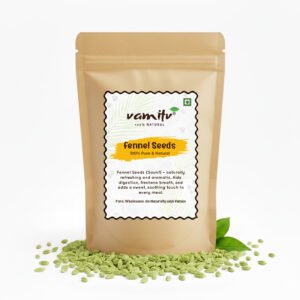 🌿Vamitv Premium Fennel Seeds (Saunf) 190gm | Fresh & Aromatic | Whole Spice for Digestion & Mouth Freshener | 100% Natural